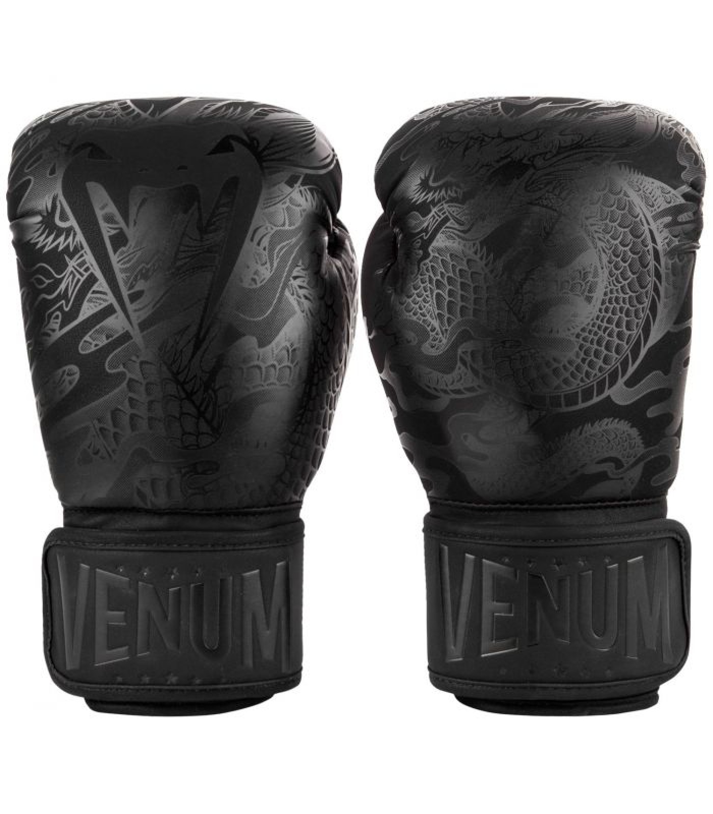 Боксови ръкавици - Venum Dragon's Flight Boxing Gloves - Black/Black​